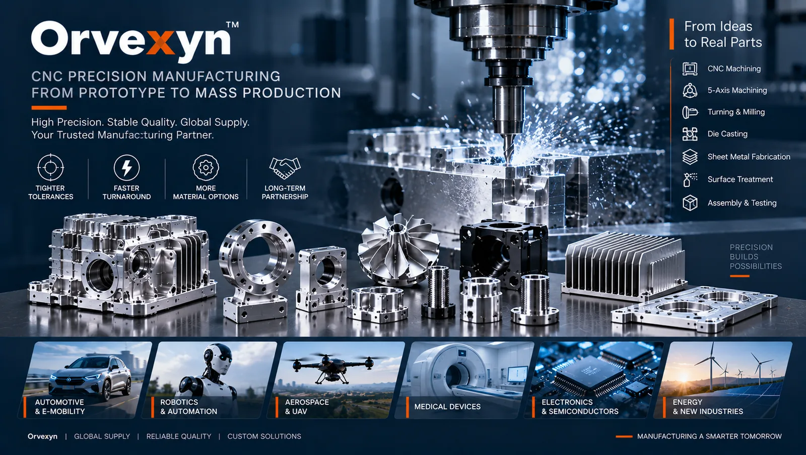 Custom pump components manufacturing example