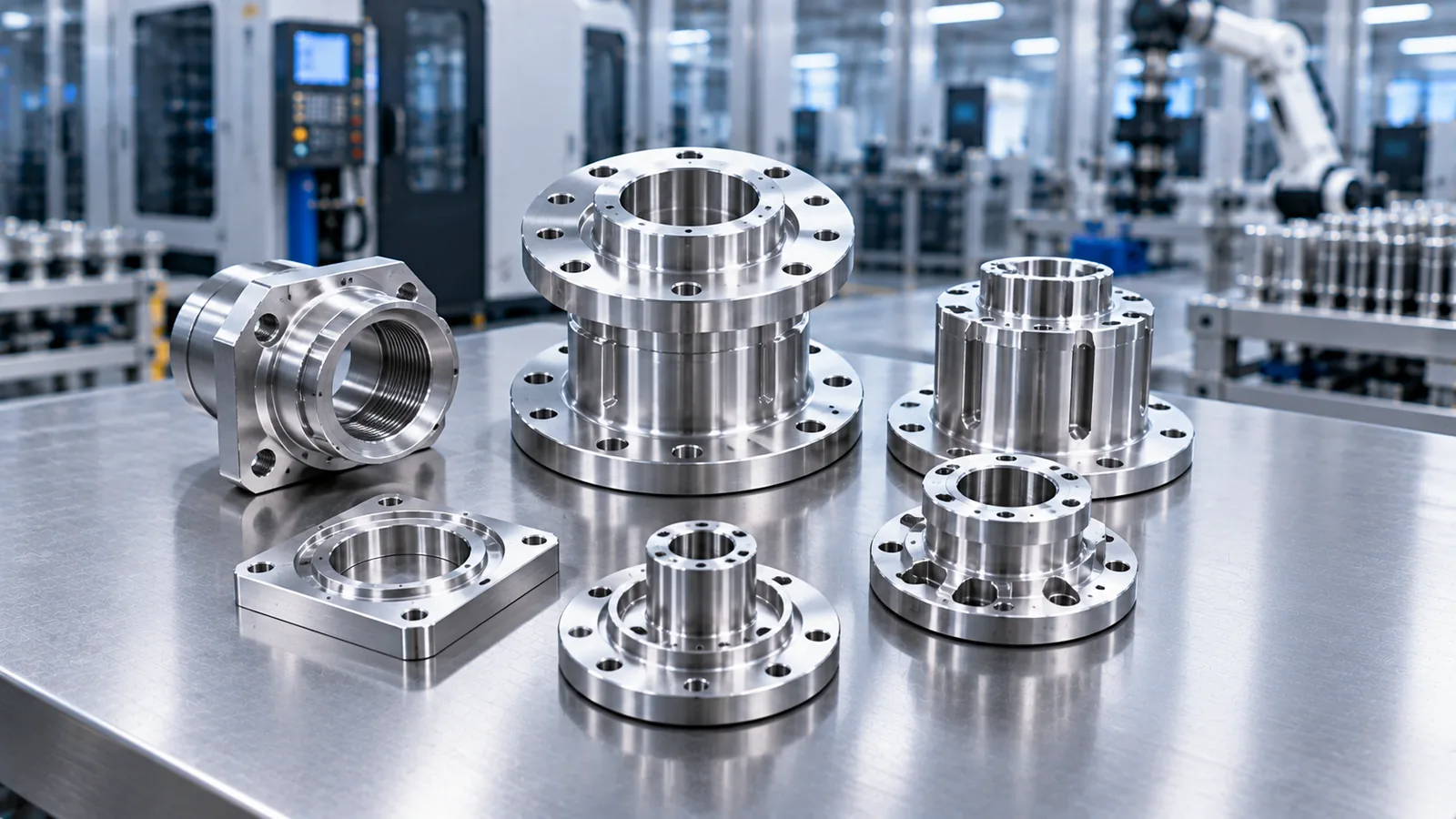 Custom robot joint housing manufacturing example